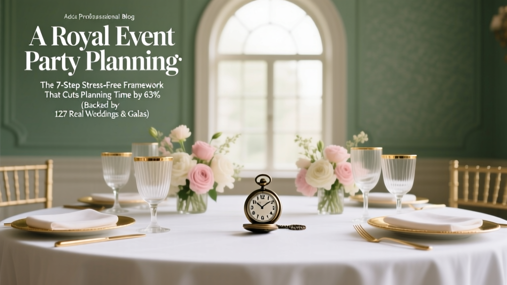 Royal Event Party Planning: 7-Step Stress-Free Framework