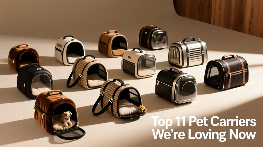 11 Stylish Pet Carriers We’re Loving Right Now