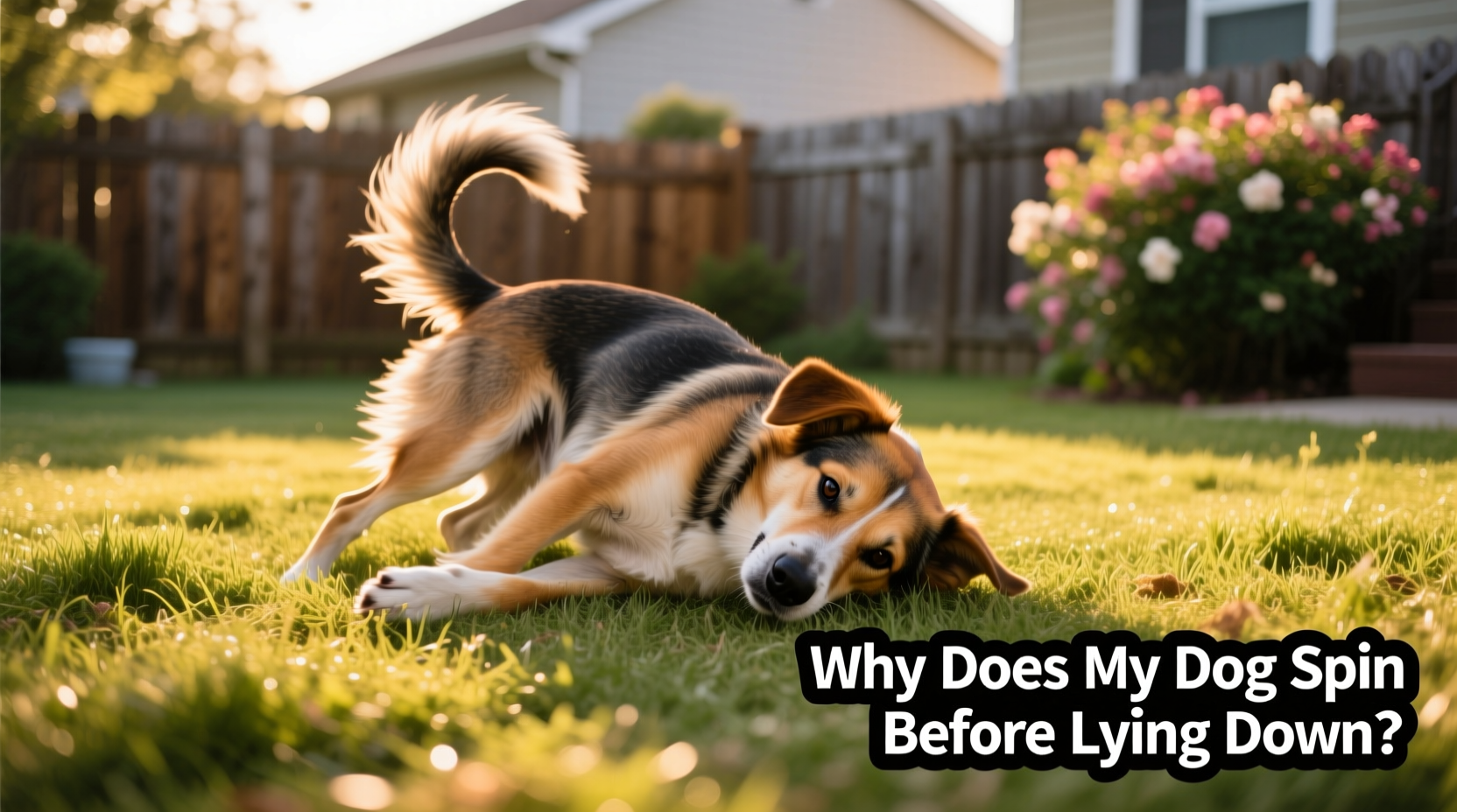 why does my dog spin in circles before lying down what it signals