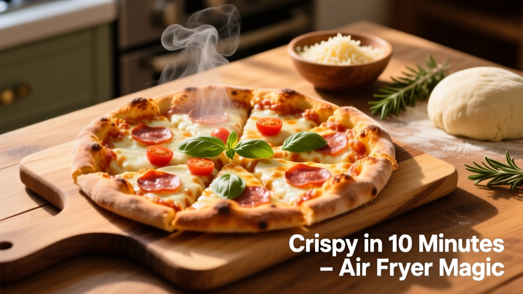 How to Air Fry Cooked Pizza (Crispy, Not Soggy!)