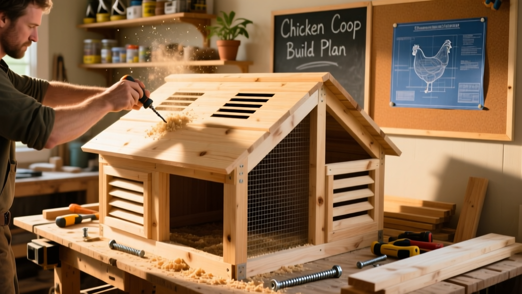 DIY Chicken Coop: Build a Secure, Ventilated Coop