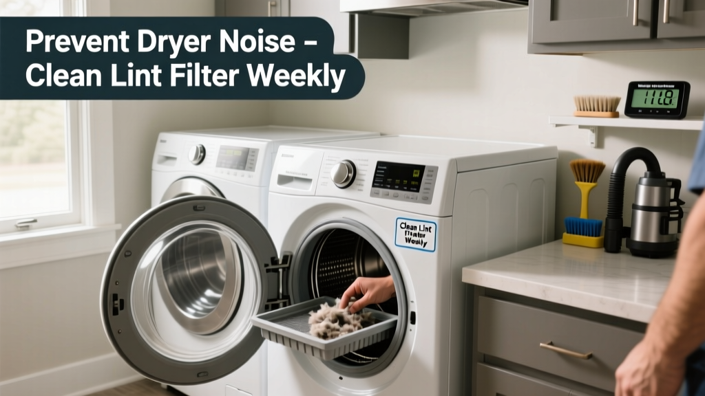 How to Prevent Your Dryer from Making Noise