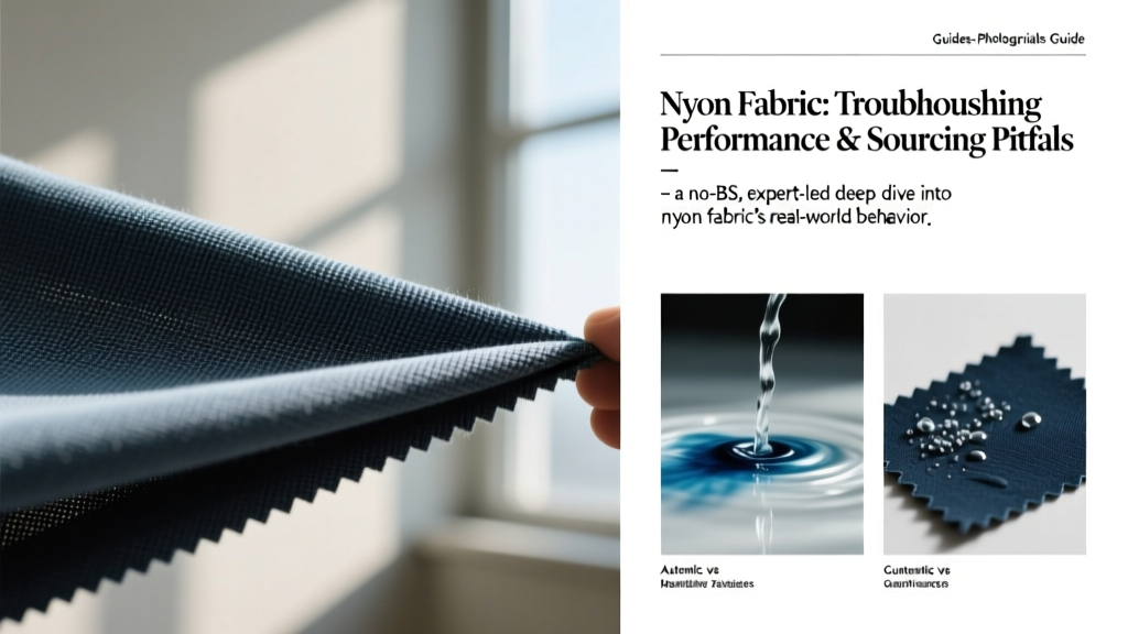 Nyon Fabric: Troubleshooting Performance & Sourcing Pitfalls
