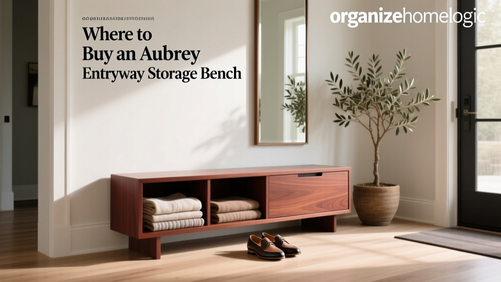 Where to Buy an Aubrey Entryway Storage Bench