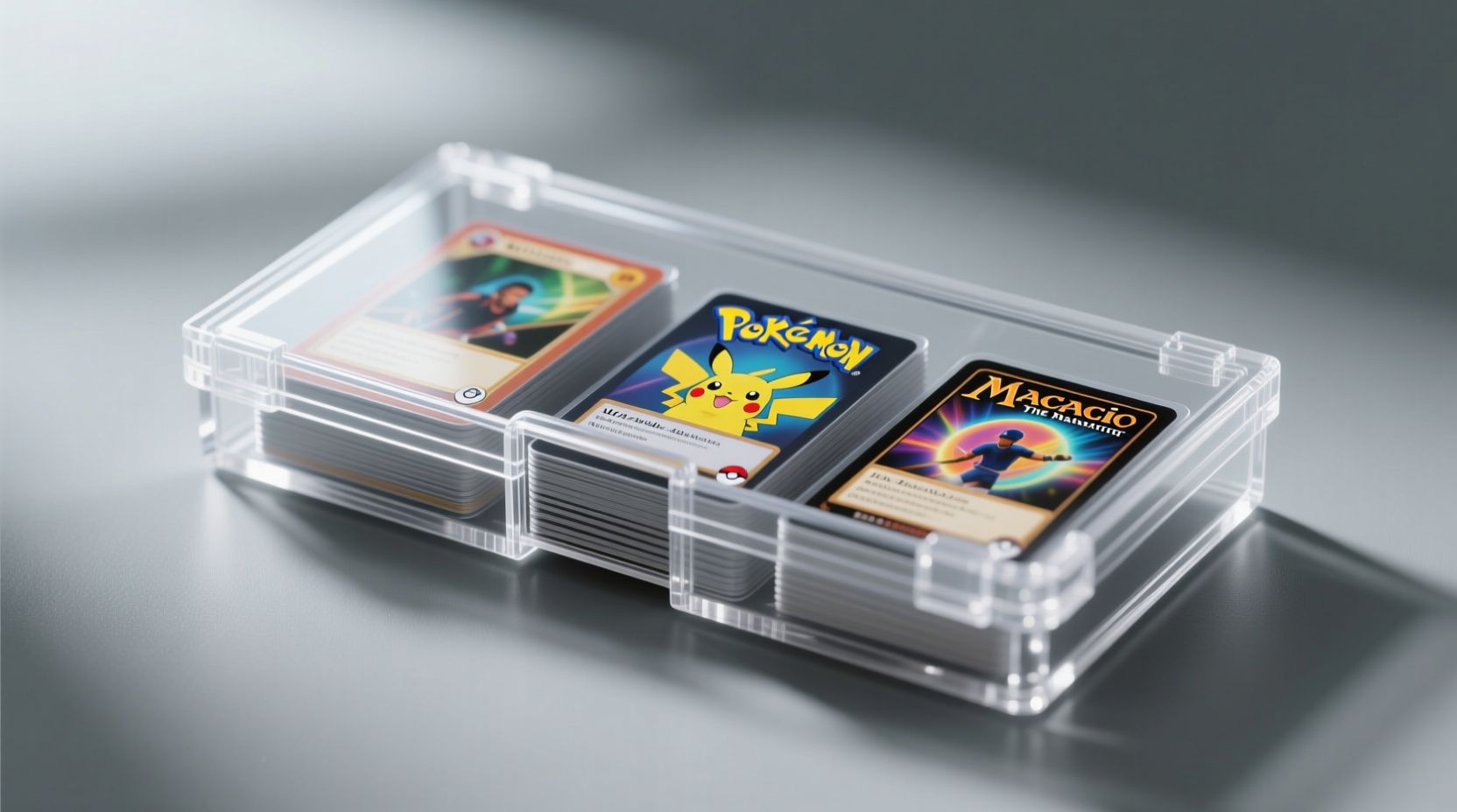 closet organization tips for trading cards