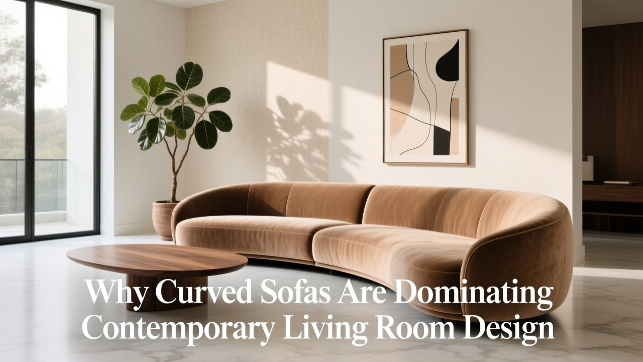 Curved Sofas: Why They Dominate Modern Design