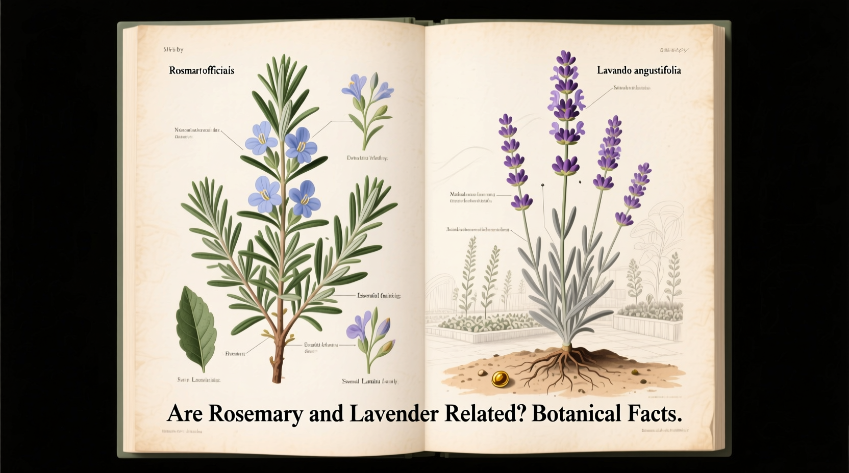 5 Ways Rosemary & Lavender Connect | TheHomeSprouts