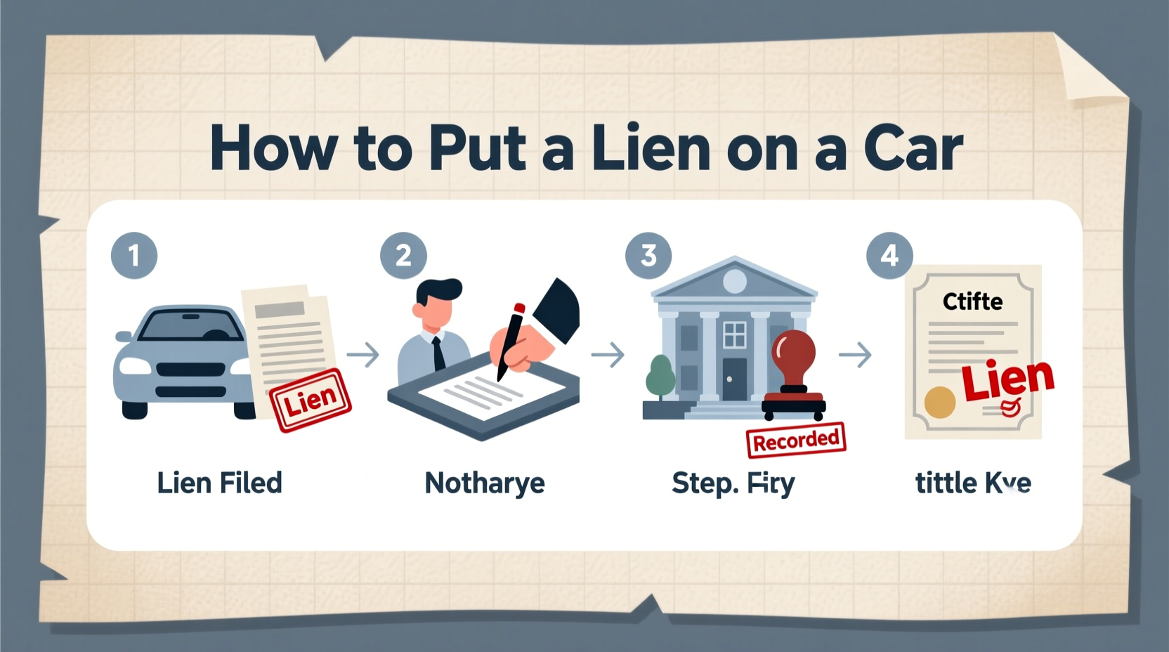 how to put lien on a car