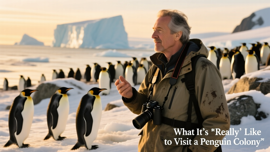 Wildlife Photographer Breaks Down What It’s Really Like To Visit a Penguin Colony