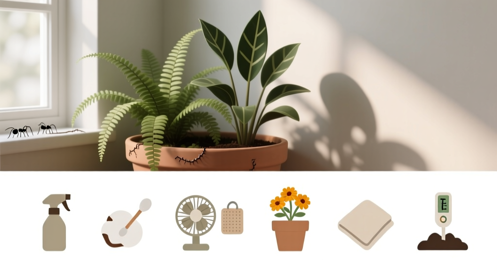 Get Rid of Ants on Indoor Plants in Low Light