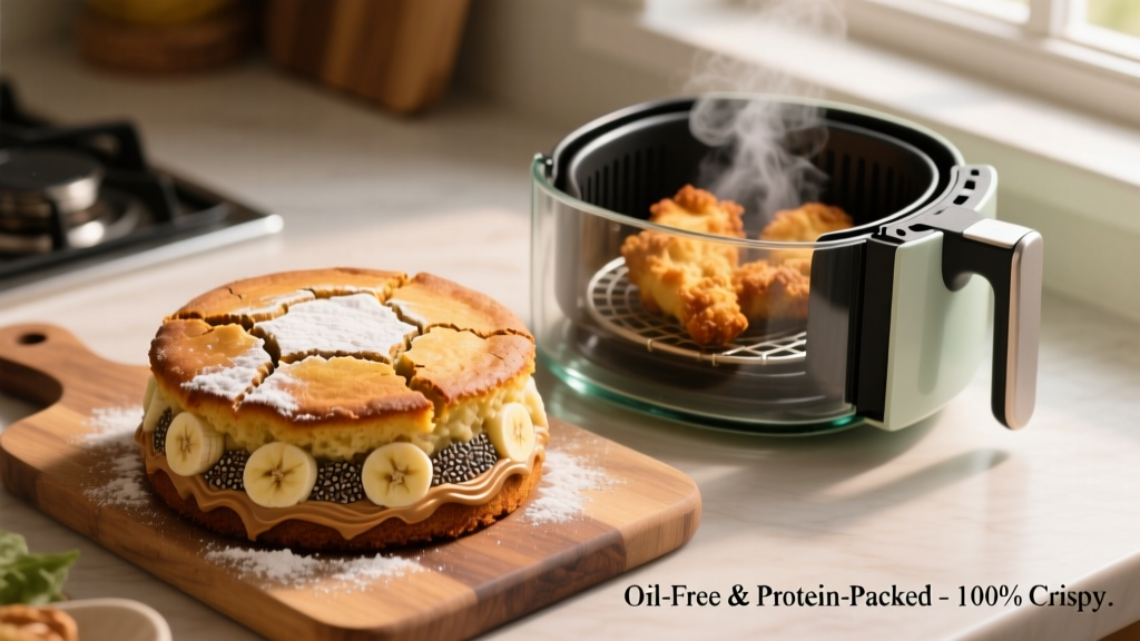 Air Fryer Protein Cake: Crispy, Fluffy & Oil-Free