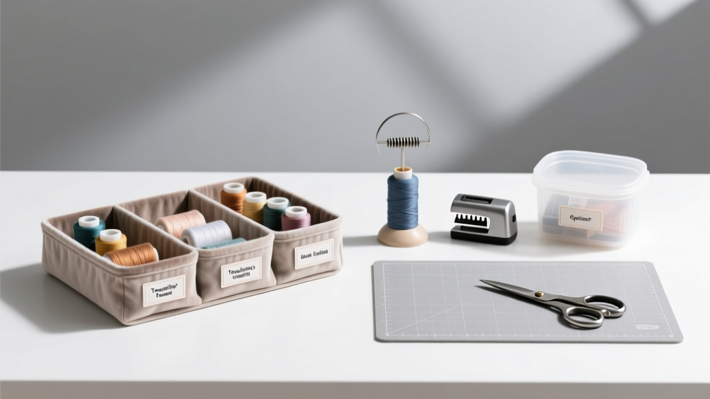Craft Supply Bin System for Quilters: Preventing Thread T...