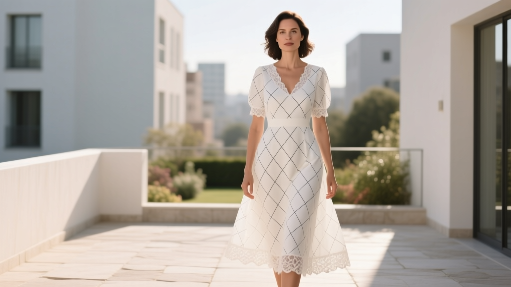 White Patterned Dress to Wedding: Etiquette Rules (2026)