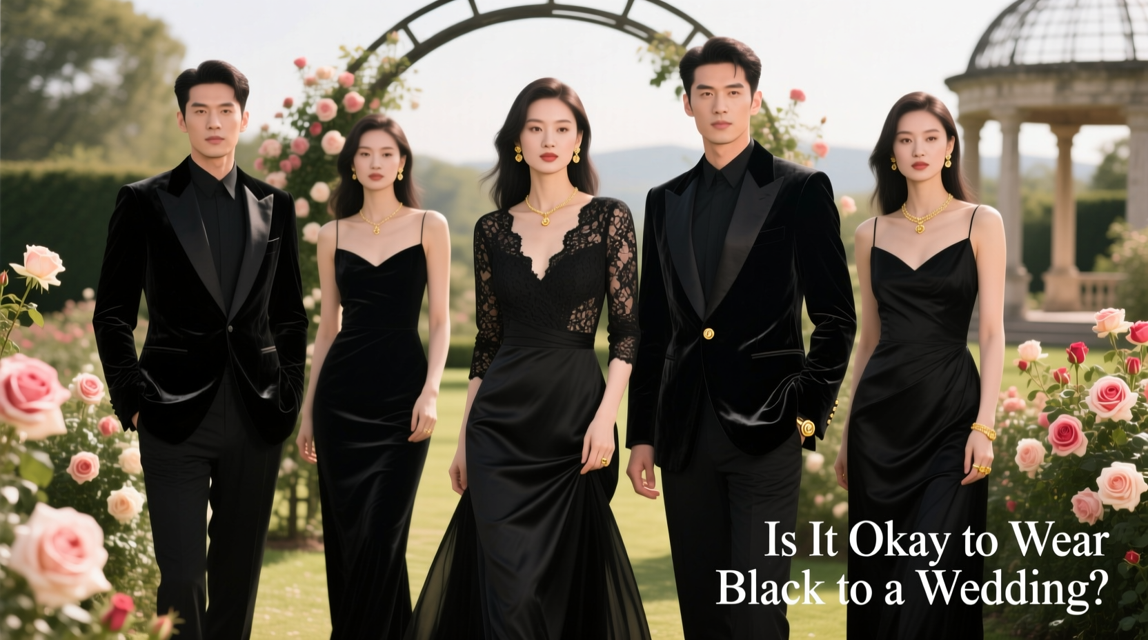 is it ok to wear black to wedding