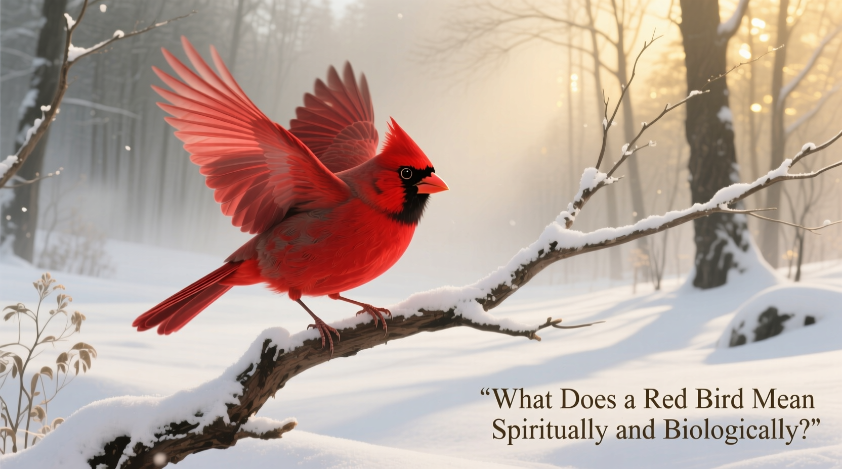 what does a red bird mean