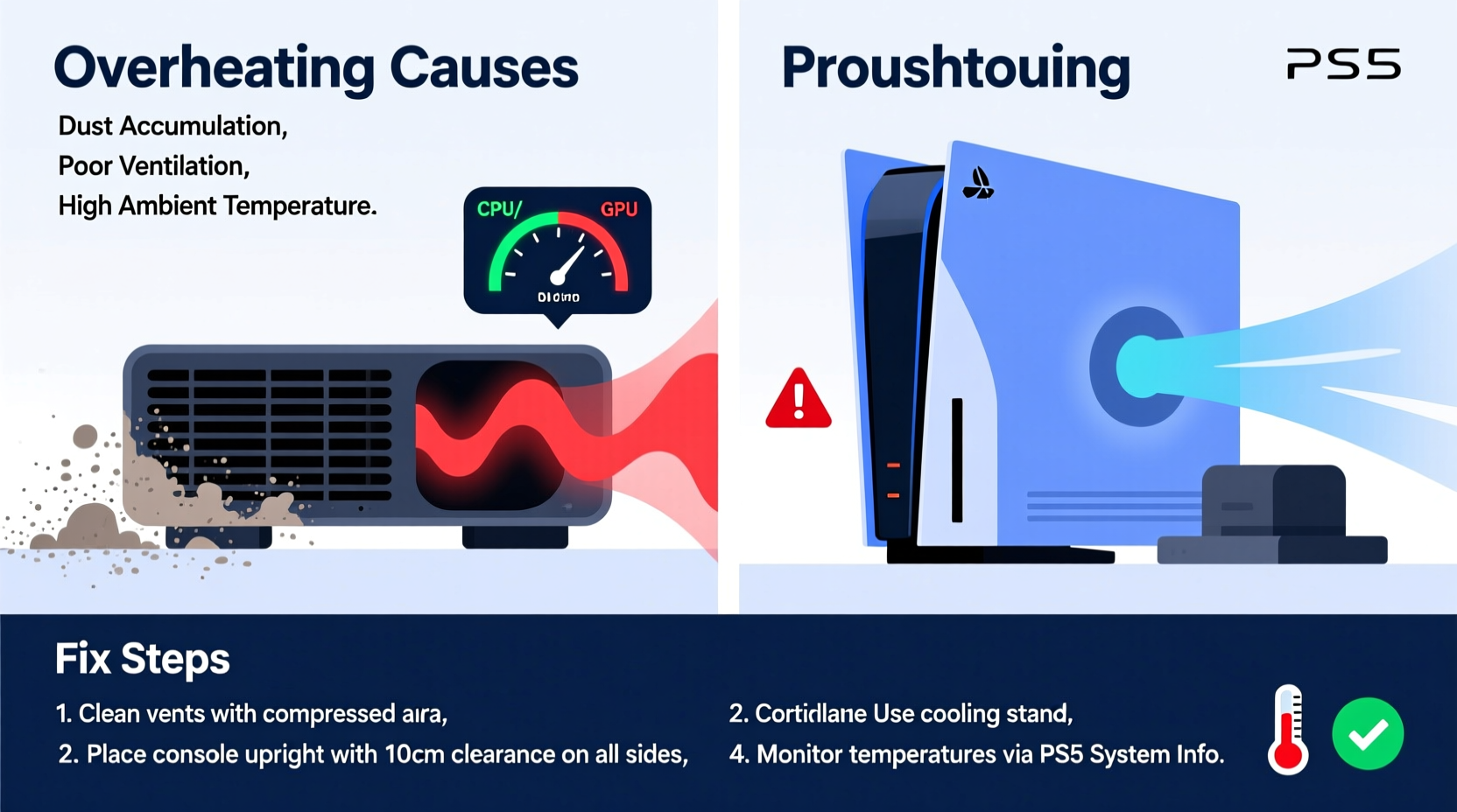 why does my ps5 turn off by itself during gameplay overheating fixes