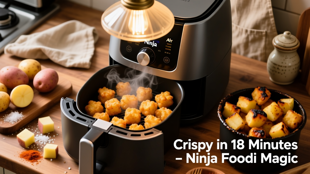 Crispy Tater Tots in Ninja Foodi Air Fryer