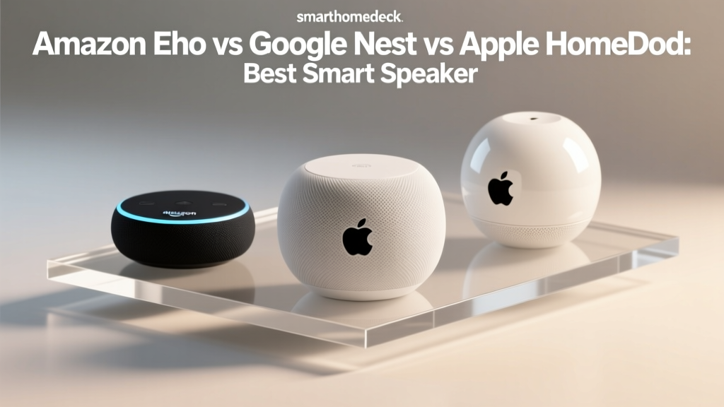 Amazon Echo vs Google Nest vs Apple HomePod: Best Smart Speaker