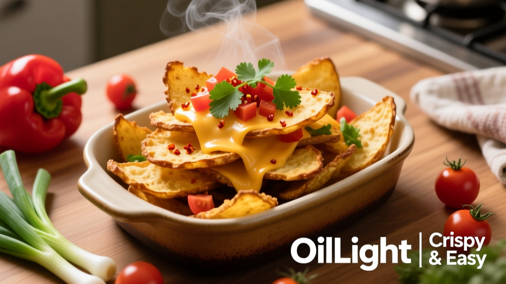 Air Fryer Potato Nachos: Crispy, Easy & Oil-Light
