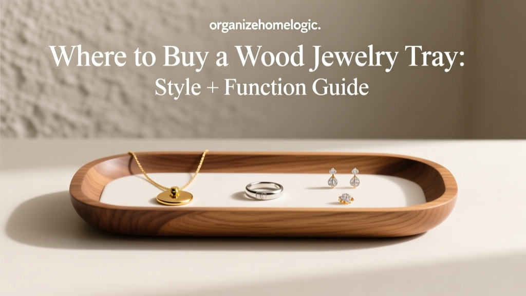 Where to Buy a Wood Jewelry Tray: Style + Function Guide