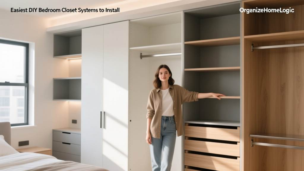 Easiest DIY Bedroom Closet Systems to Install