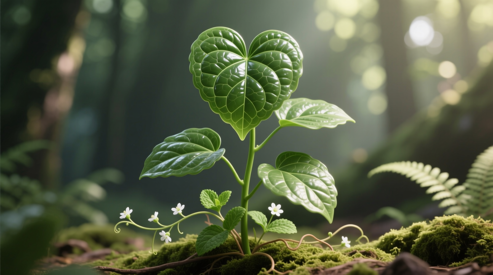 what plant has a heart shaped leaf