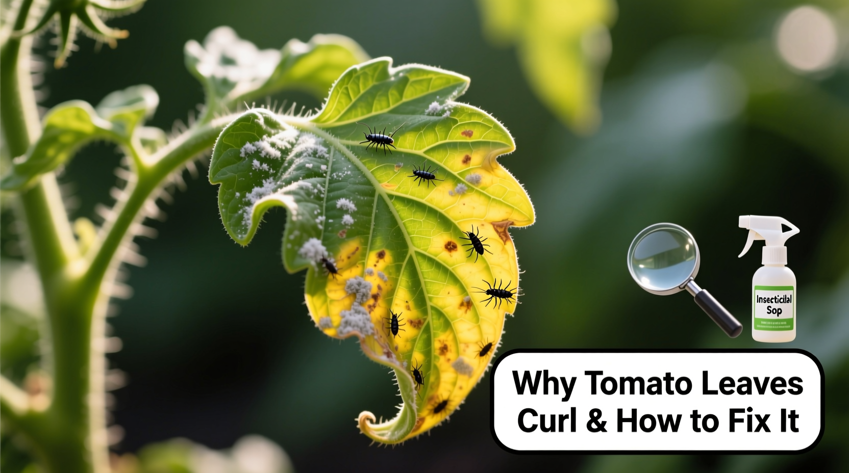 why tomato leaves curl and how to fix it