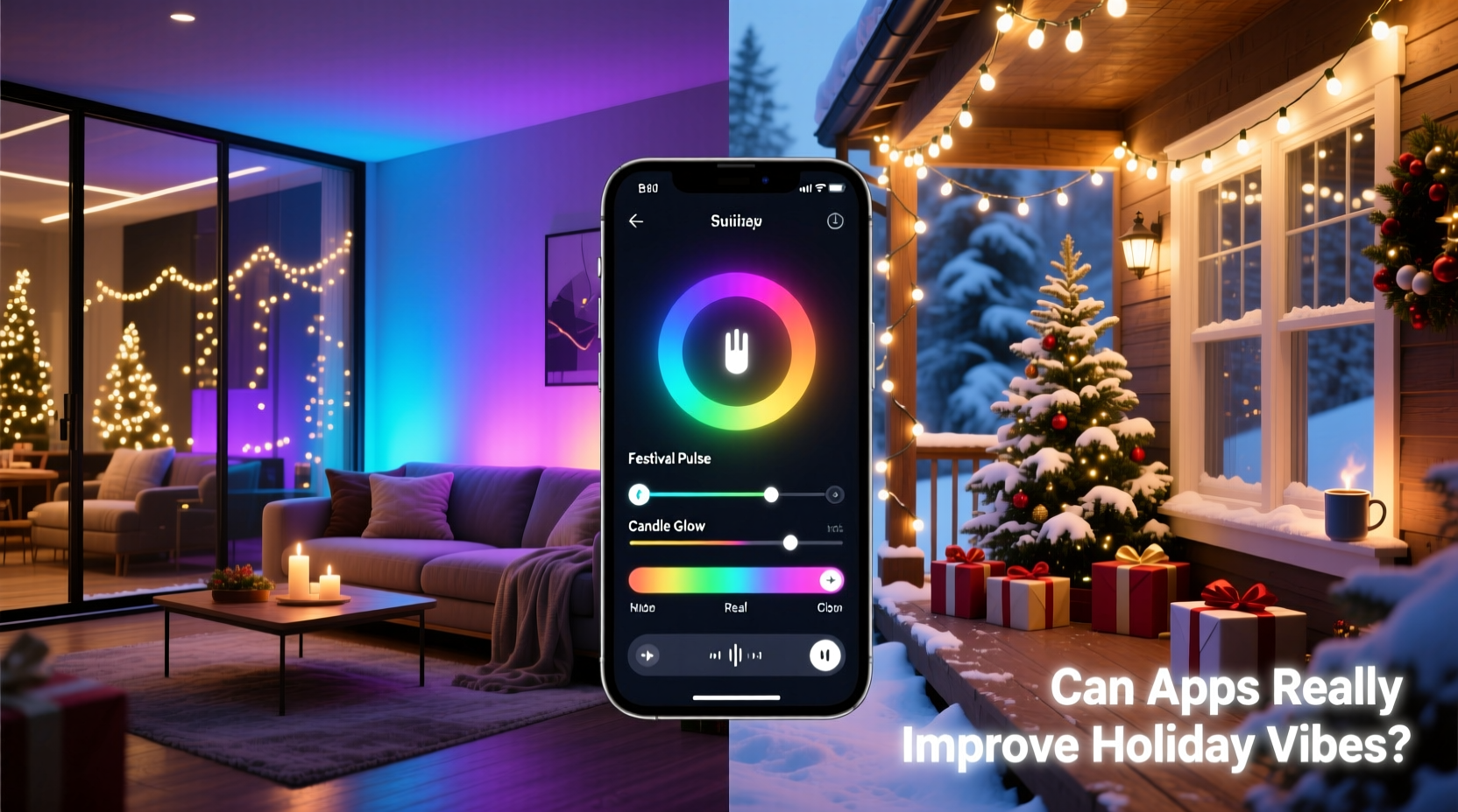 rgb smart lights vs fixed color strings can apps really improve holiday vibes