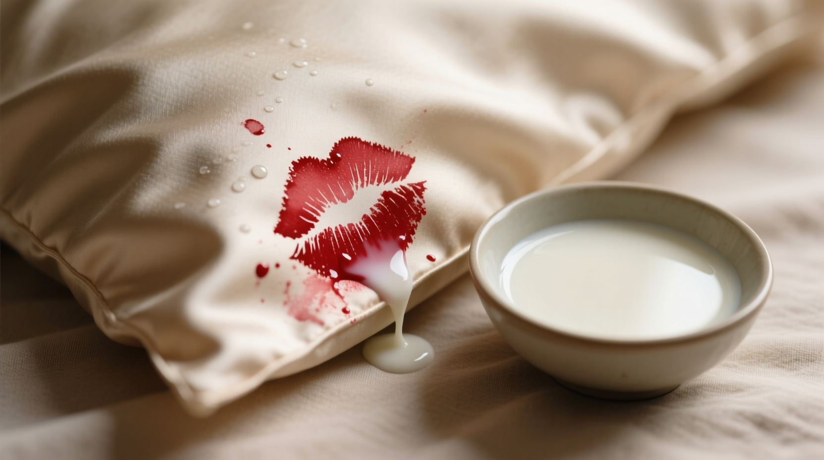 eco friendly cleaning tips remove lipstick from silk