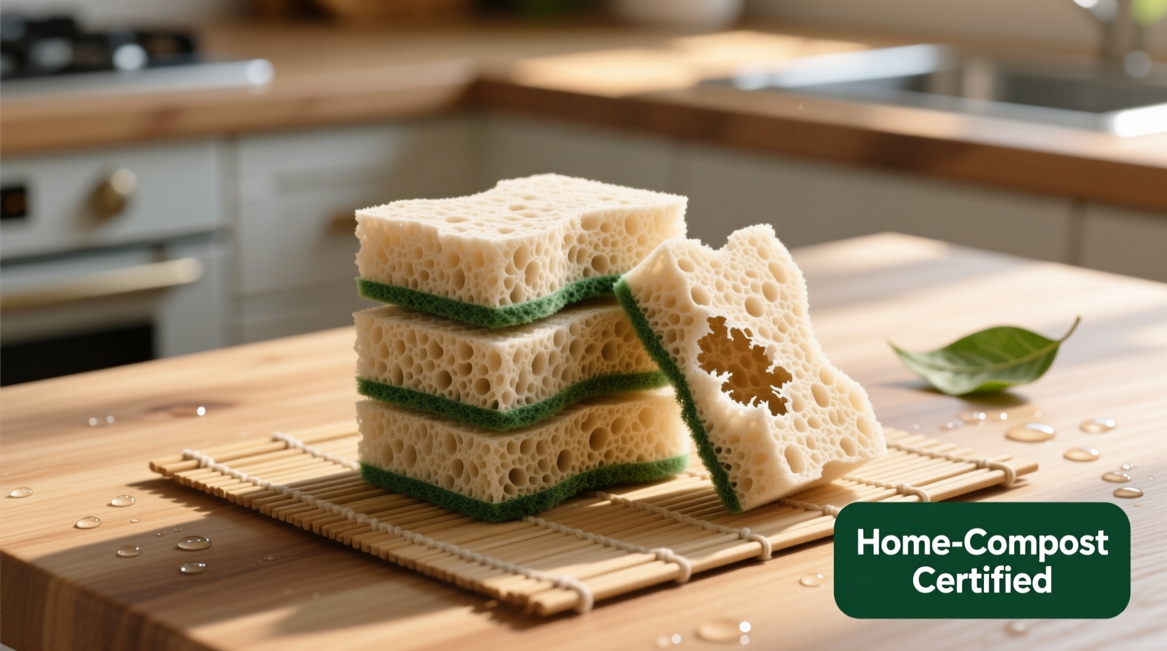 compostable vs recycled sponges which truly breaks down
