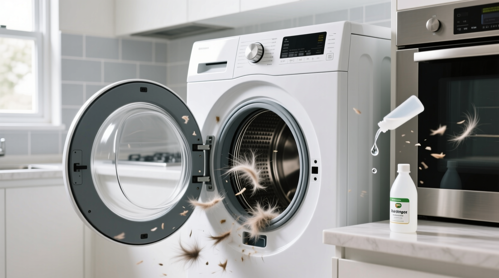 front load vs top load washer for pet hair removal
