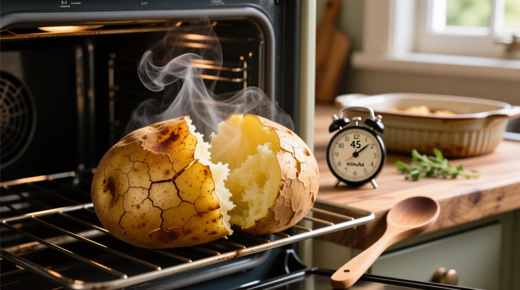 Baked Potato Time: Exact Minutes for Perfect Results