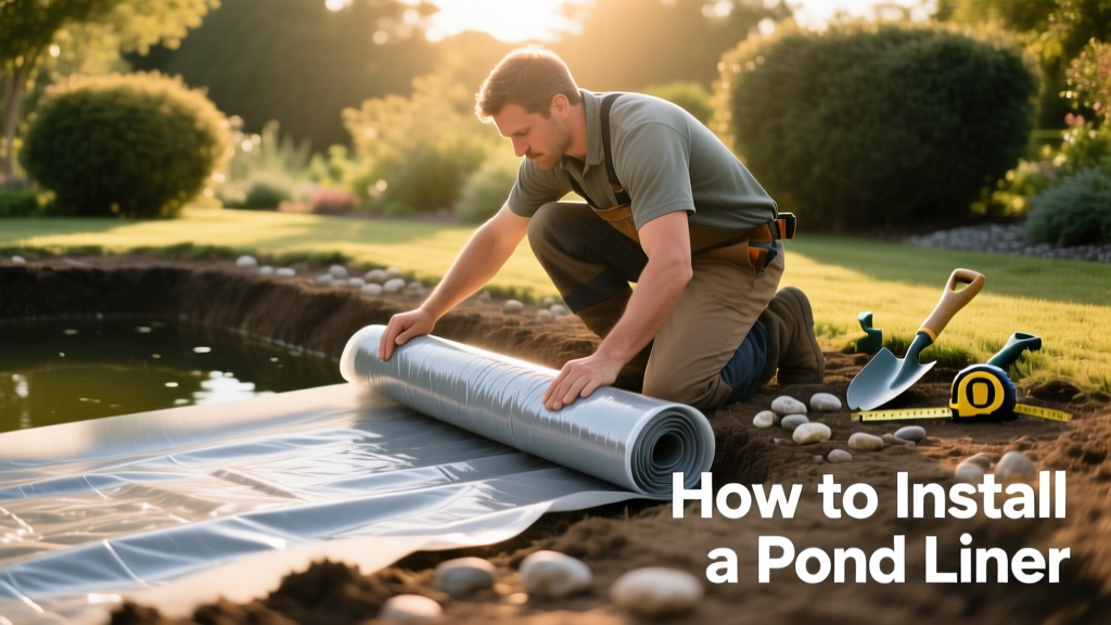 How To Install a Pond Liner
