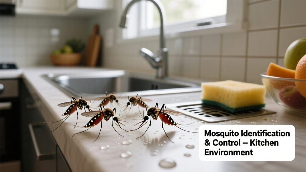 Mosquitoes in the Kitchen: Identification and Control