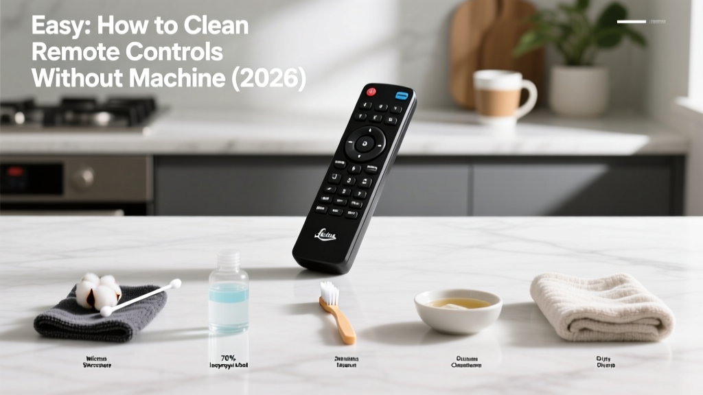 Easy: How to Clean Remote Controls Without Machine (2026)