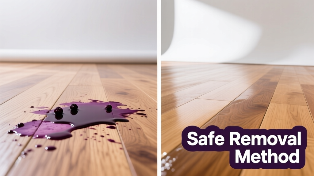 How to Remove Berry Juice from Hardwood Floors Safely