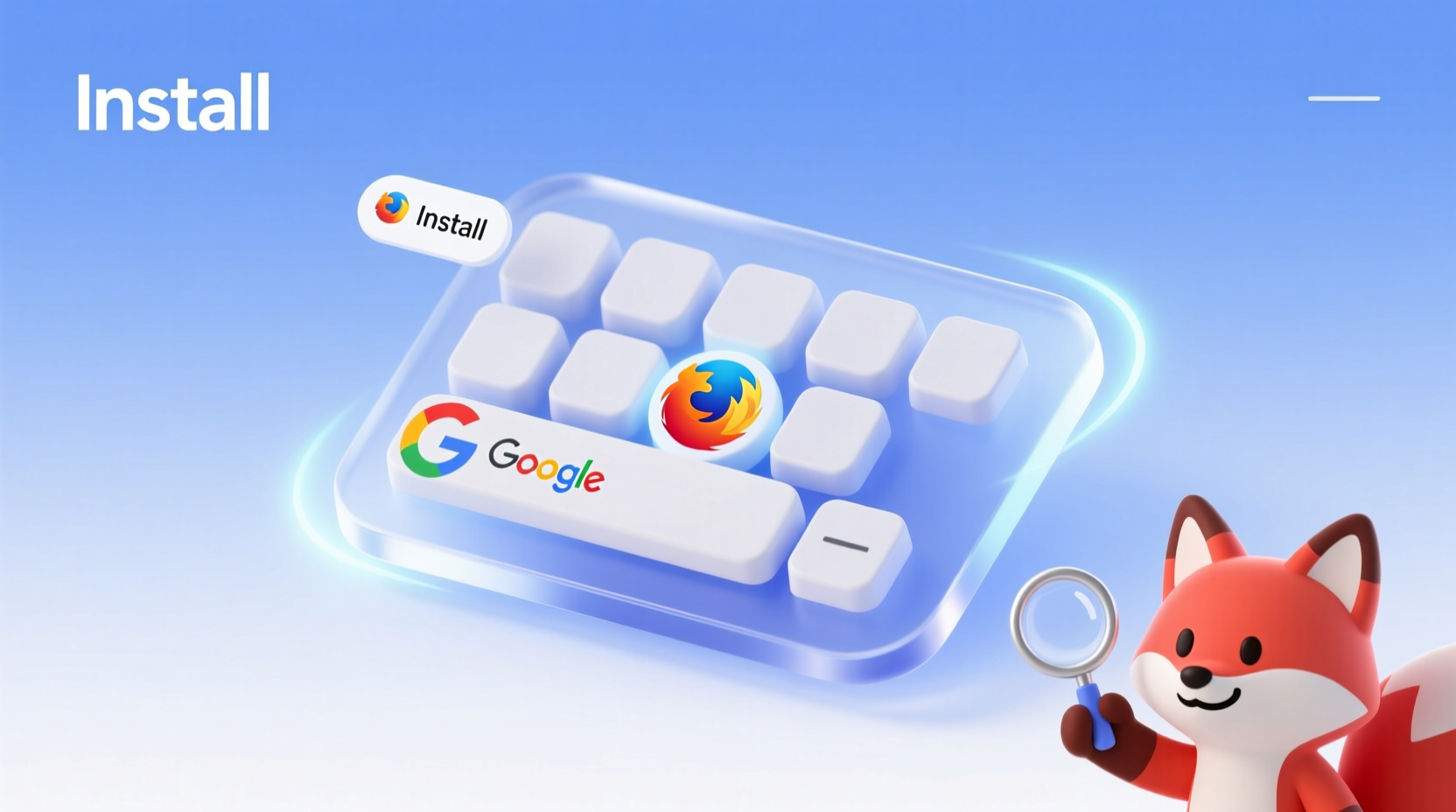 install the google by keyboard firefox search plugin
