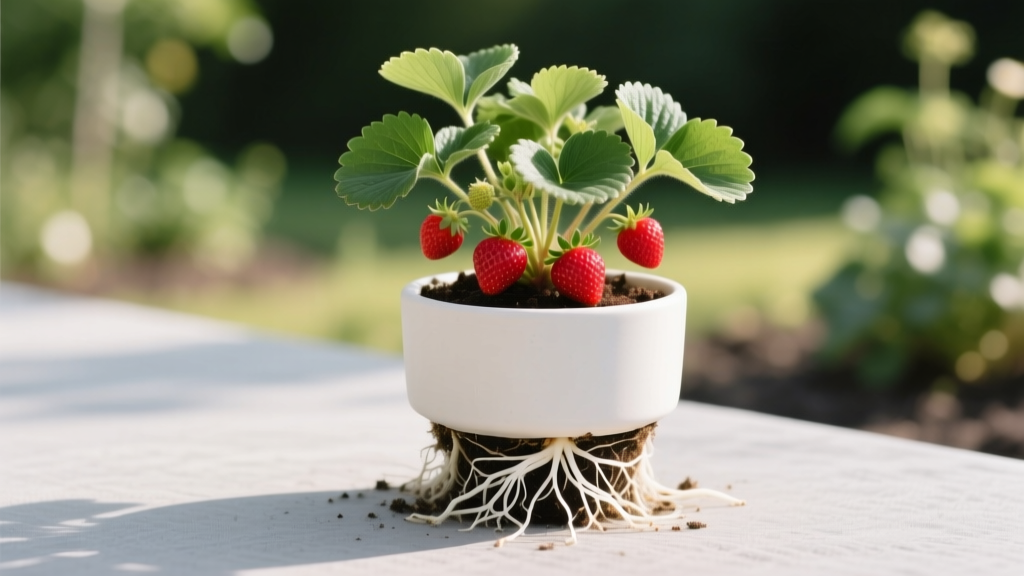 Strawberry Vegetative Propagation Repotting Guide