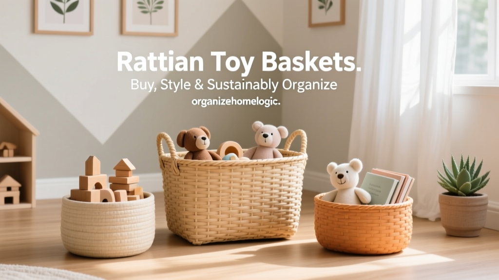 Rattan Toy Baskets: Buy, Style & Sustainably Organize