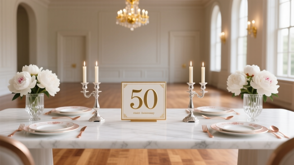 50th Wedding Anniversary Decor: Smart, Meaningful Ideas