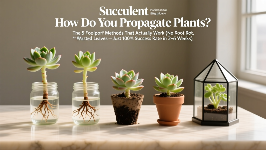 Succulent Propagation: 5 Science-Backed Methods (2026)
