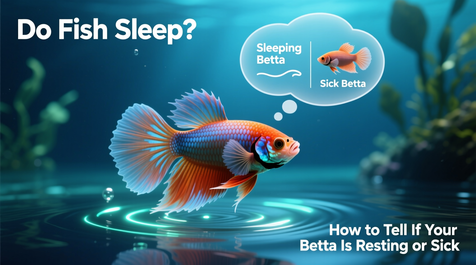 do fish sleep and how to tell if your betta is resting or sick
