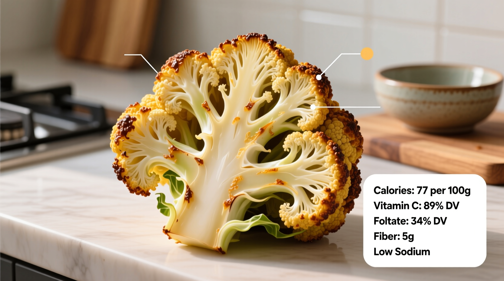 Roasted Cauliflower Nutrition Facts and Benefits