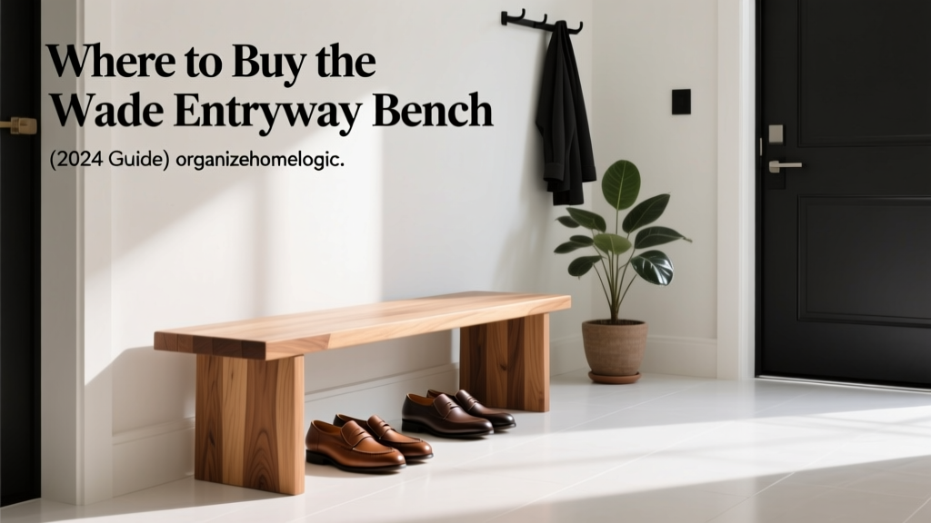 Where to Buy the Wade Entryway Bench (2024 Guide)