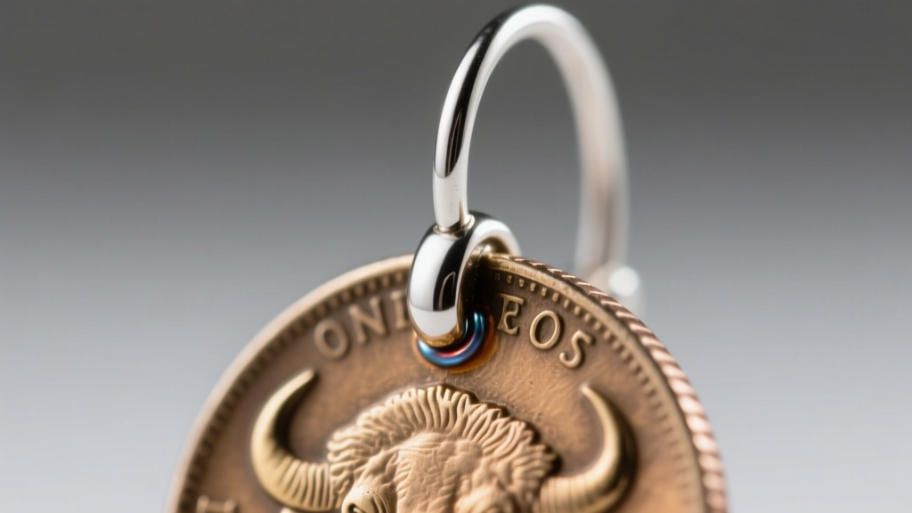Macro shot of a 20-gauge silver post soldered to a brass buffalo nickel earring back, showing precise, clean jewelry solder joint.