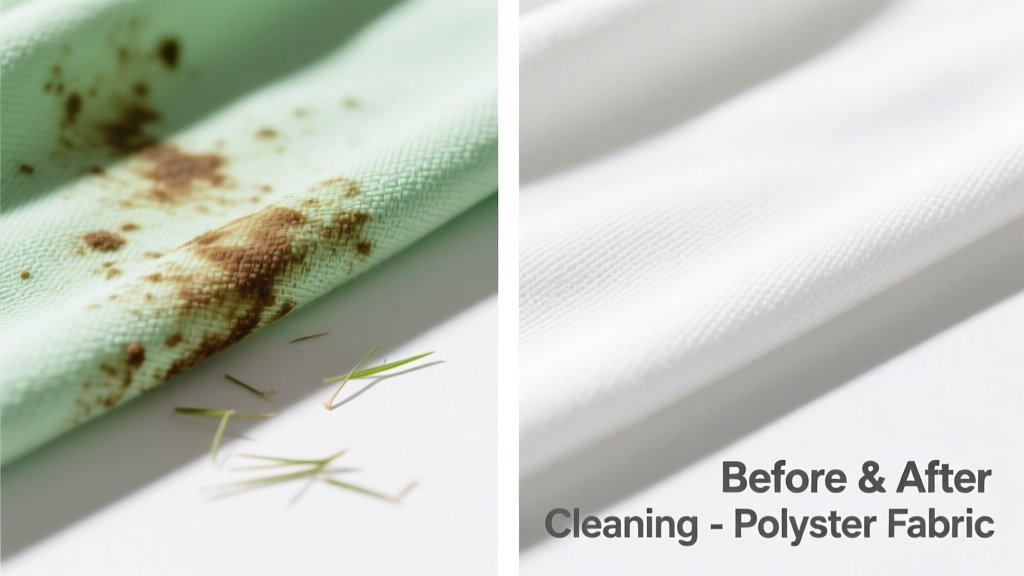 How to Remove Grass Stains from Polyester Fabric