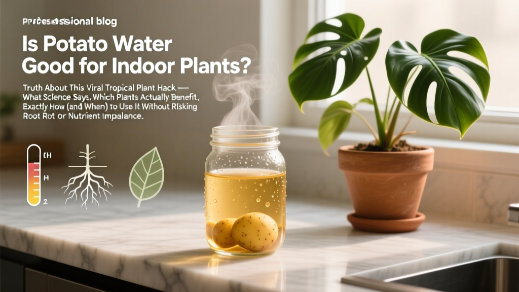 Potato Water for Indoor Plants: Benefits & Safe Use (2026)