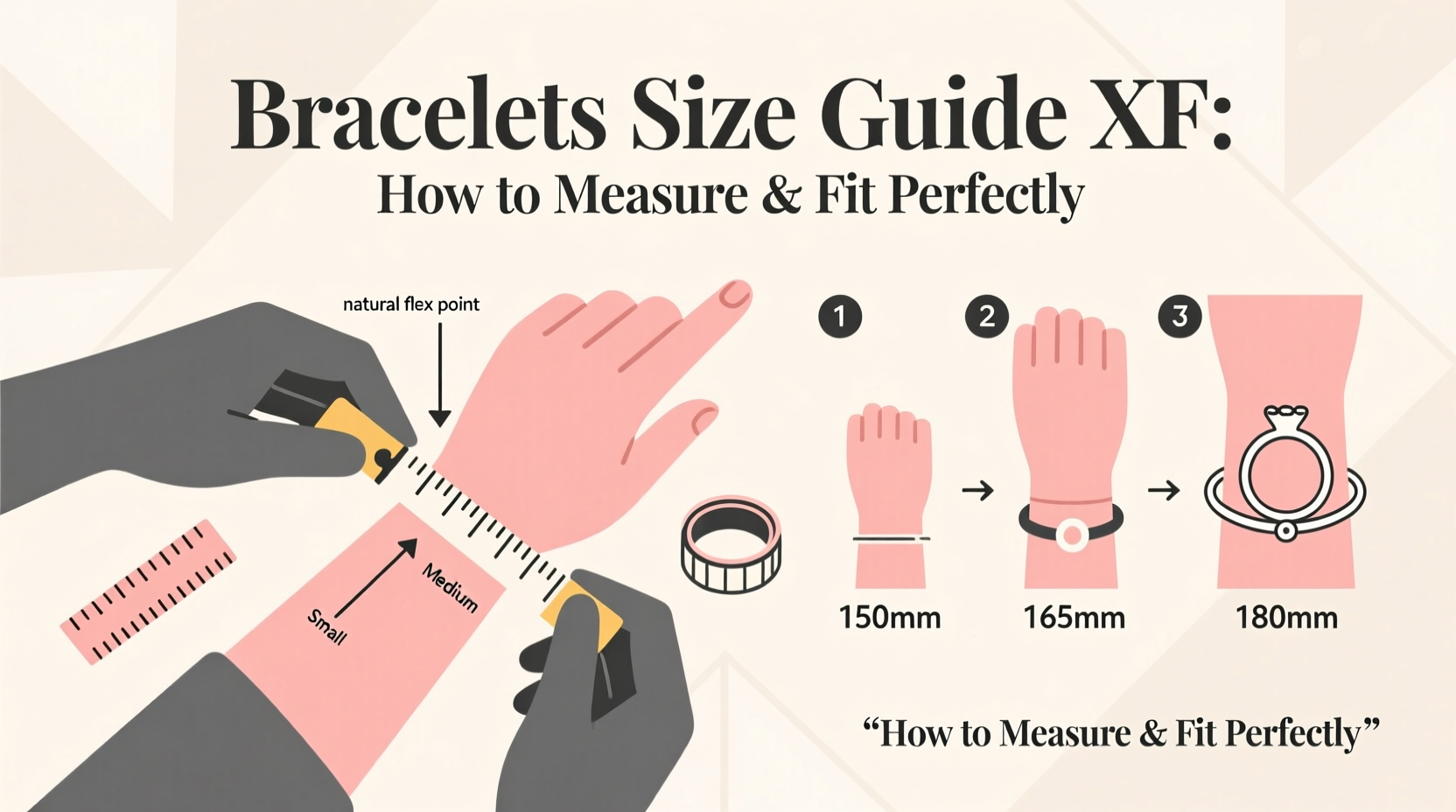 bracelets size guide xf