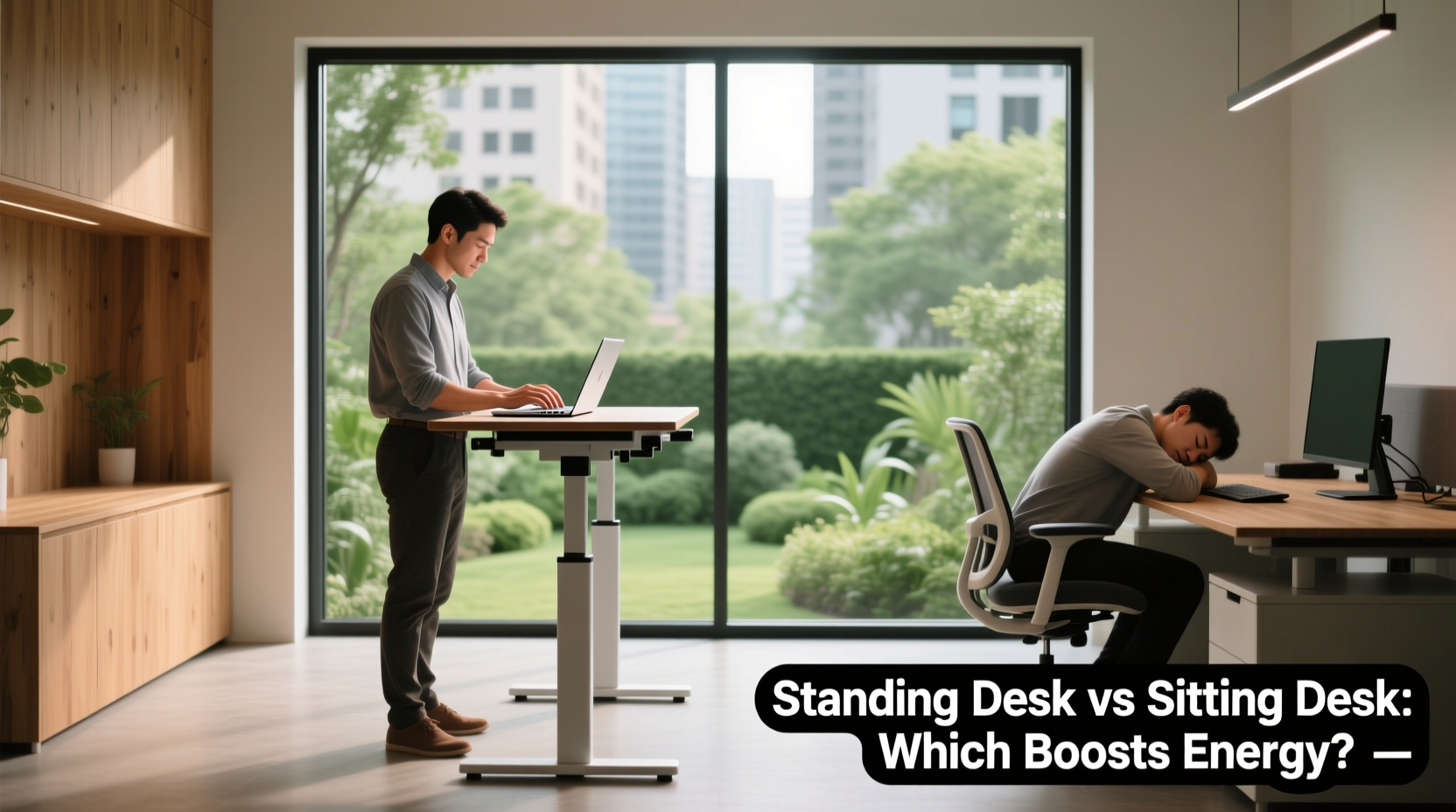 standing desk vs sitting desk which improves energy levels