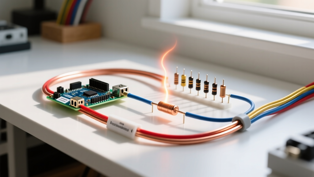 How the Resistance of a Wire Causes Voltage Drop and Heat in Home Circuits